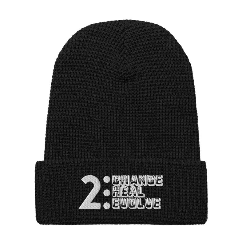 Dark 2cHe Waffle Beanie